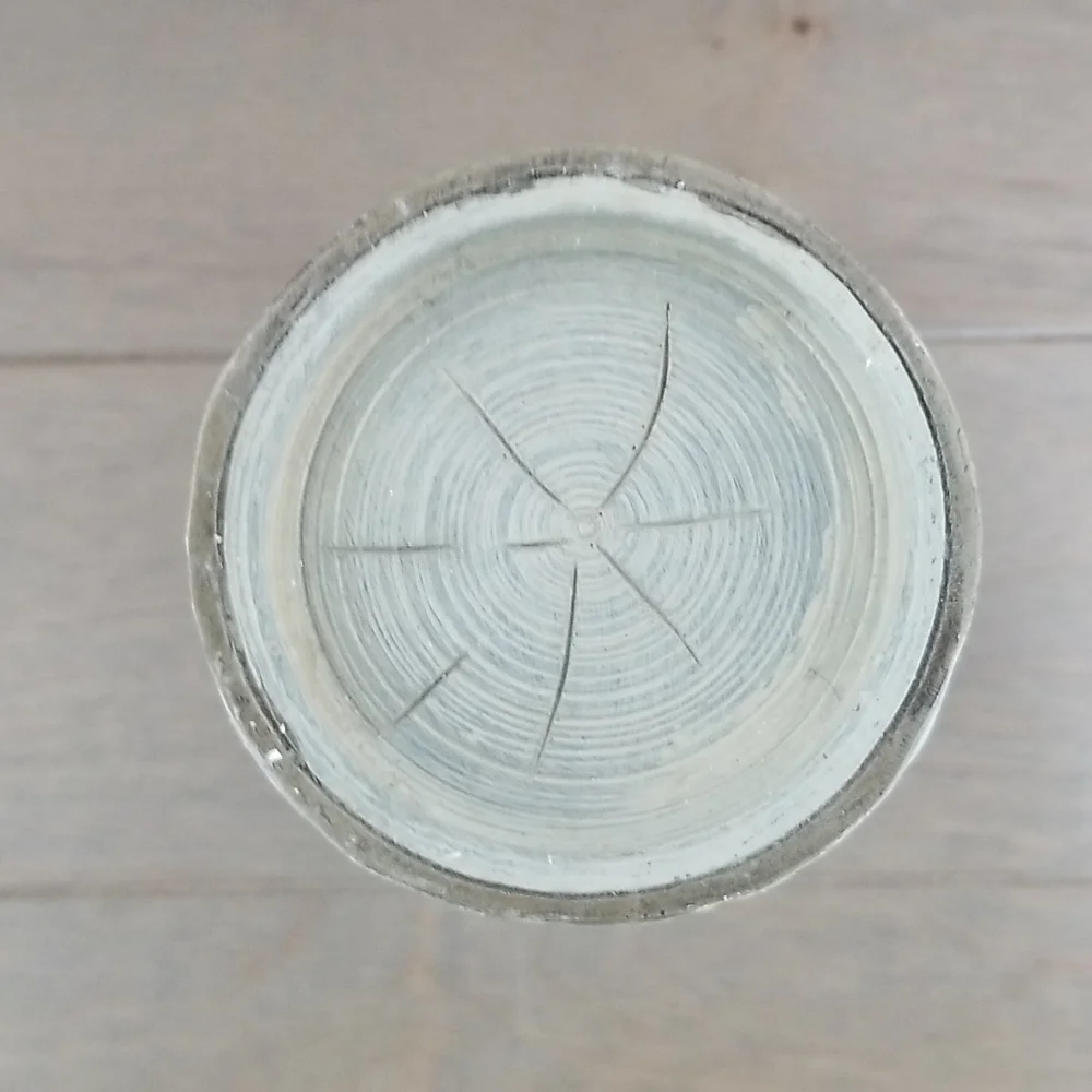 Faux Birch Candle Holder